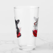 Franse Bull Dog - Frenchie - Love Glas (Links)