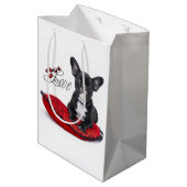 Franse Bull Dog - Frenchie - Love Medium Cadeauzakje (Achterkant Gekanteld)