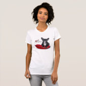 Franse Bull Dog - Frenchie - Love T-shirt (Voorkant volledig)