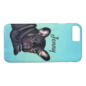 Franse Bull Dog iPhone / iPad case (Achterkant (Horizontaal))