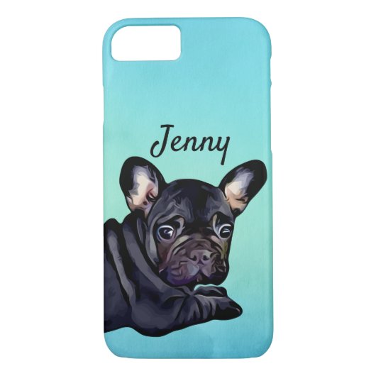 Franse Bull Dog iPhone / iPad case (Achterkant)