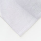 Franse bull dog puppy met snor fleece deken (Hoek)