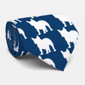 Franse Bulldog ブ フ ル チ レ ン ド Stropdas (Opgerold)