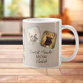  Franse Bulldog 2 Foto Sjabloon Hond Mama Koffiemok