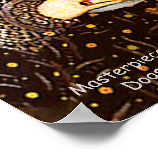 Franse Bulldog 3 - Queen Poster (Hoek)