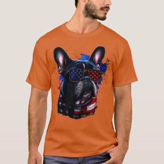 Franse Bulldog 4 juli 1 T-shirt
