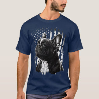 Franse Bulldog 4 juli 3 T-shirt
