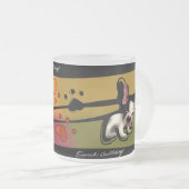 Franse Bulldog A Matglas Koffiemok (Voorkant rechts)