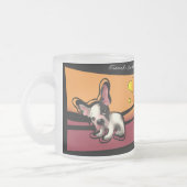 Franse Bulldog A Matglas Koffiemok (Links)