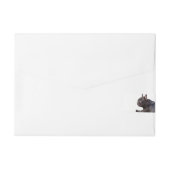 Franse Bulldog Adreslabel Wikkel (Achterkant)