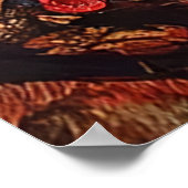 Franse Bulldog als Frida Kahlo Poster (Hoek)