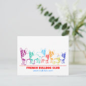 Franse Bulldog Ansichtkaarten Briefkaart (Staand voorkant)