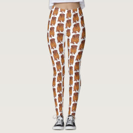 Franse Bulldog Art aangepaste Leggings