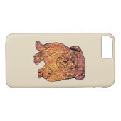 Franse Bulldog Art Apple iPhone 8/7, nauwelijks da Case-Mate iPhone Case (Achterkant (Horizontaal))