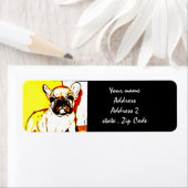 Franse Bulldog Art Etiket (Insitu)