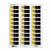 Franse Bulldog Art Etiket (Full Sheet)
