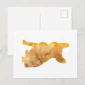 Franse Bulldog Art - Frenchie Dog Briefkaart (Voorkant / Achterkant)