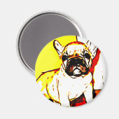 Franse Bulldog Art Magneet (Voorkant / Achterkant)