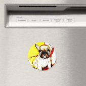 Franse Bulldog Art Magneet (Insitu (Vaatwasser))