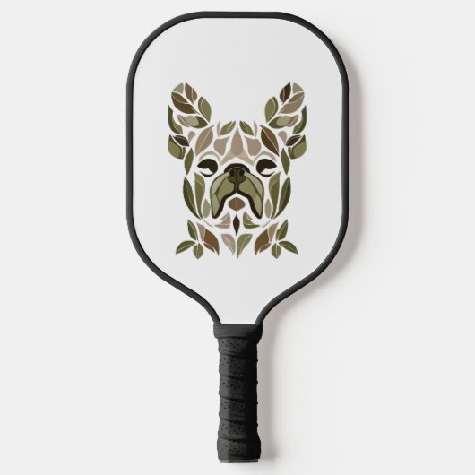 Franse Bulldog Art Pickleball Paddle (Voorkant)