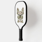 Franse Bulldog Art Pickleball Paddle (Links)