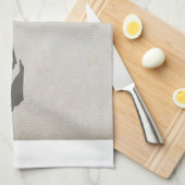 franse bulldog art . png theedoek (Quarter Fold)