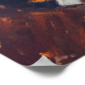 Franse Bulldog Art Poster Wall Art Print Roze (Hoek)