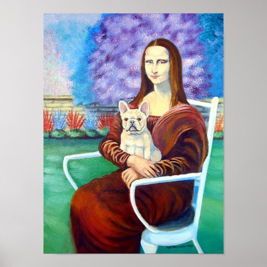 Franse Bulldog Art Wall PRINT (Voorkant)