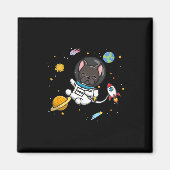 Franse Bulldog Astronaut Magneet (Voorkant)