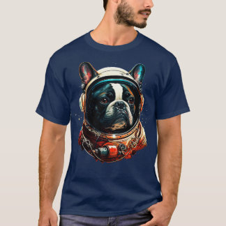 Franse Bulldog Astronaut T-shirt
