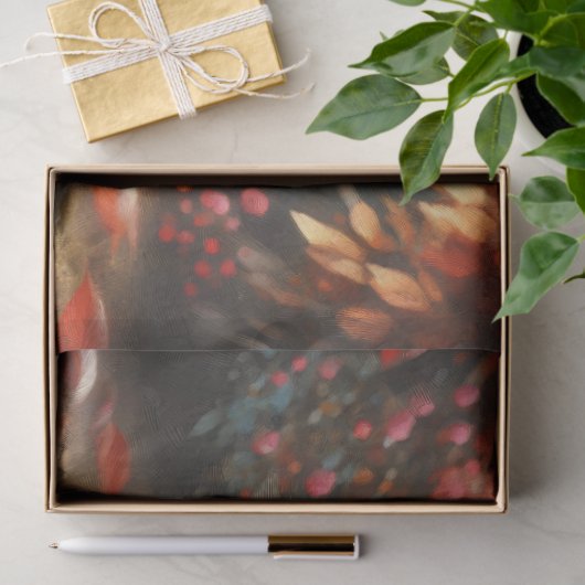 Franse Bulldog Autumn Leaves Decoupage Tissuepapier (Geschenk)