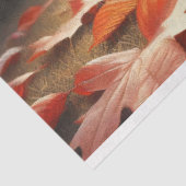 Franse Bulldog Autumn Leaves Decoupage Tissuepapier (Detail)