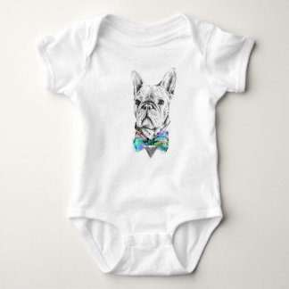 franse bulldog baby onsie romper
