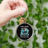 Franse Bulldog | Baby Shark Doo Doo Doo Sleutelhanger (Hand)