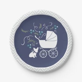 Franse Bulldog Baby shower Bord Design 2