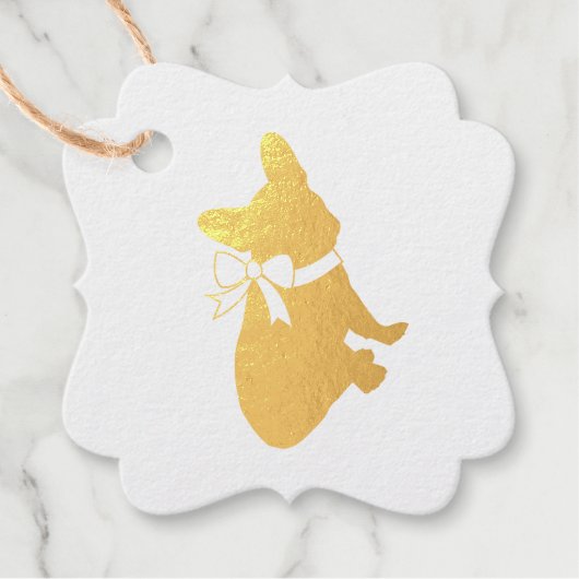 Franse Bulldog Baby shower Frenchie Frenchy Bedankjes Labels (Voorkant)