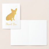 Franse Bulldog Baby shower Frenchie Frenchy Folie Kaarten (Display)