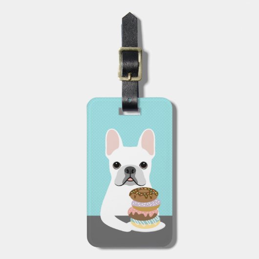 Franse Bulldog Bagage Labels (Voorkant verticaal)