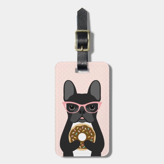 Franse Bulldog Bagage Labels (Voorkant verticaal)