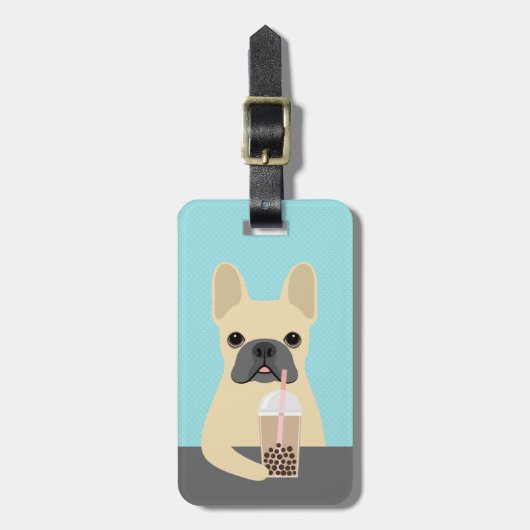 Franse Bulldog Bagage Labels (Voorkant verticaal)