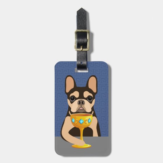 Franse Bulldog Bagage Labels (Voorkant verticaal)