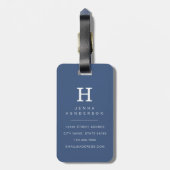 Franse Bulldog Bagage Labels (Achterkant verticaal)