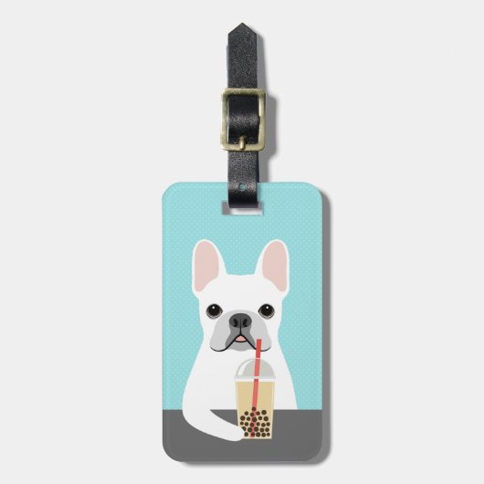 Franse Bulldog Bagage Labels (Voorkant verticaal)