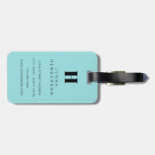 Franse Bulldog Bagage Labels (Achterkant horizontaal)