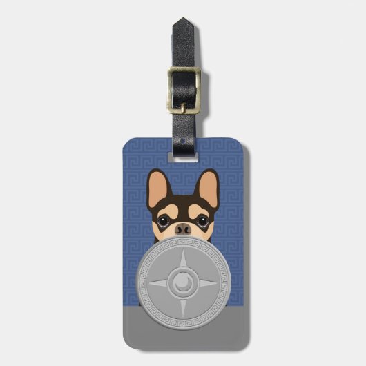 Franse Bulldog Bagage Labels (Voorkant verticaal)