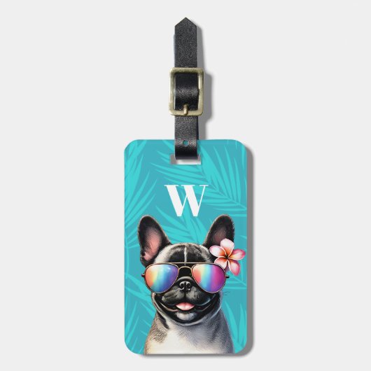 Franse Bulldog Bagage Labels (Voorkant verticaal)