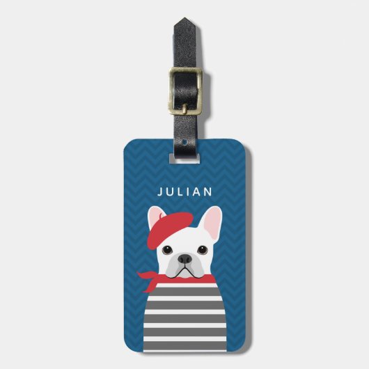 Franse Bulldog Bagage Labels (Voorkant verticaal)