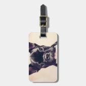 Franse Bulldog Bagagelabel (Voorkant verticaal)