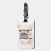 Franse Bulldog Bagagelabel (Achterkant verticaal)