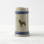 Franse Bulldog Beer Stein Bierpul (Center)